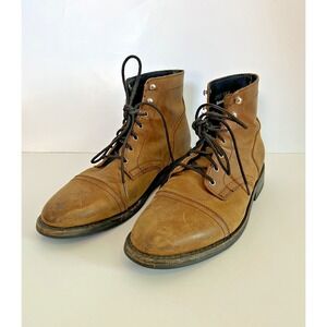 Men's Size 11.5 Thursday Everyday Tobacco Brown Leather Boots Xlnt